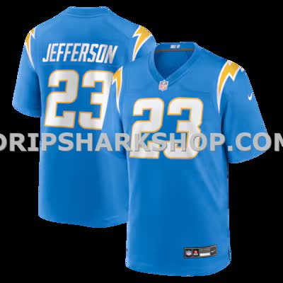 Mens Nike Tony Jefferson Powder Blue Los Angeles Chargers Team Game Jersey