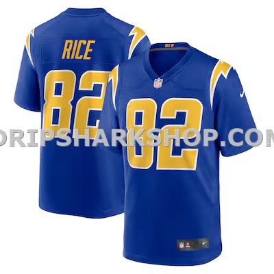 Mens Nike Brenden Rice Royal Los Angeles Chargers 2nd Alternate Game Player Jersey