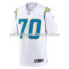 Mens Nike Rashawn Slater White Los Angeles Chargers Game Jersey Pi4555000