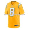 Mens Nike Omarion Hampton Gold Los Angeles Chargers Alternate Charger Power Game Player Jersey