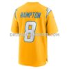 Mens Nike Omarion Hampton Gold Los Angeles Chargers Alternate Charger Power Game Player Jersey