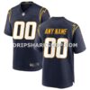 NFL18d510M01-dcd42d Mens Nike Navy Los Angeles Chargers Alternate Custom Game Jersey Pi3911000