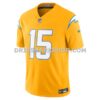 Mens Nike Ladd Mcconkey Gold Los Angeles Chargers Alternate Charger Power Vapor Fuse Limited Jersey