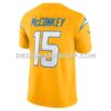 Mens Nike Ladd Mcconkey Gold Los Angeles Chargers Alternate Charger Power Vapor Fuse Limited Jersey
