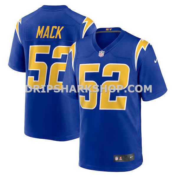 Mens Nike Khalil Mack Royal Los Angeles Chargers Alternate Game Jersey Pi4788000