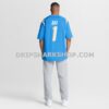 Mens Nike Number 1 Dad Powder Blue Los Angeles Chargers Game Jersey