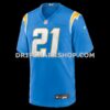 Mens Nike John Hadl Powder Blue Los Angeles Chargers Game Retired Player Jersey