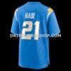 Mens Nike John Hadl Powder Blue Los Angeles Chargers Game Retired Player Jersey
