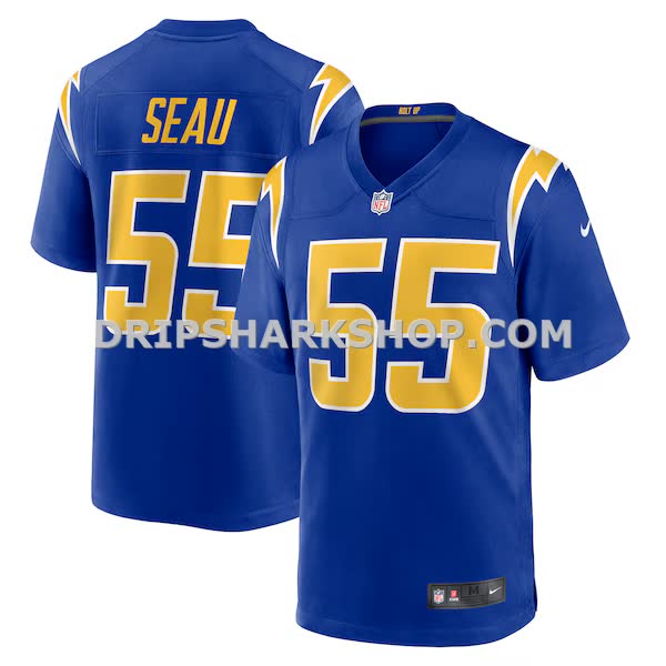 Mens Nike Junior Seau Royal Los Angeles Chargers Retired Player Alternate Game Jersey Pi4556000