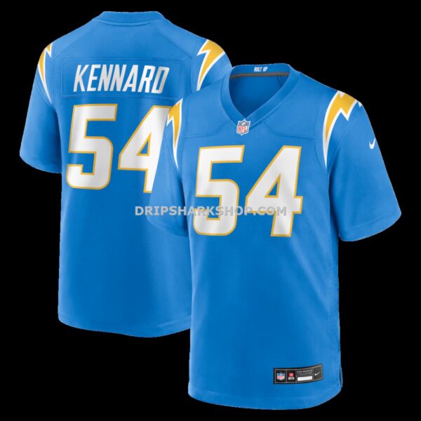 Mens Nike Kyle Kennard Powder Blue Los Angeles Chargers Team Game Jersey