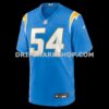 Mens Nike Kyle Kennard Powder Blue Los Angeles Chargers Team Game Jersey