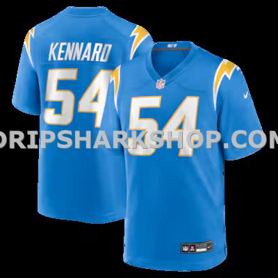 Mens Nike Kyle Kennard Powder Blue Los Angeles Chargers Team Game Jersey