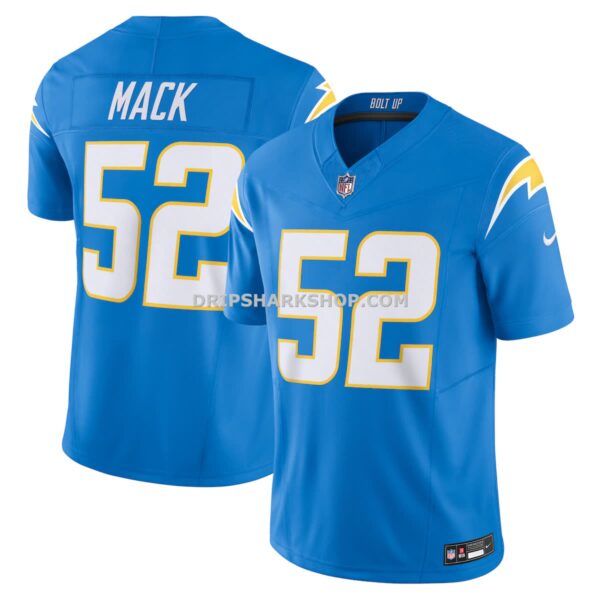 Mens Nike Khalil Mack Powder Blue Los Angeles Chargers Vapor Fuse Limited Jersey