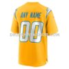 NFL18f146G06-610629 Mens Nike Gold Los Angeles Chargers Alternate Charger Power Game Custom Jersey