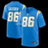 Mens Nike Oronde Gadsden Powder Blue Los Angeles Chargers Team Game Jersey