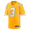 Mens Nike Derwin James Jr Gold Los Angeles Chargers Alternate Charger Power Game Player Jersey