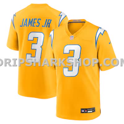 Mens Nike Derwin James Jr Gold Los Angeles Chargers Alternate Charger Power Game Player Jersey