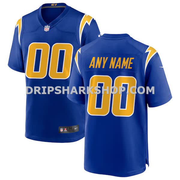 Mens Nike Royal Los Angeles Chargers Alternate Custom Game Jersey Pi3889000