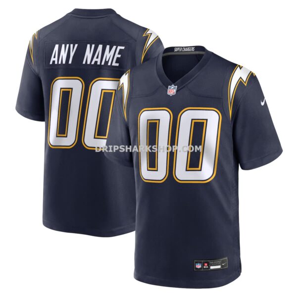 NFL18f556G04-7dc2bb Mens Nike Navy Los Angeles Chargers Alternate Super Chargers Game Custom Jersey