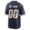 NFL18f556G06-dd6388 Mens Nike Navy Los Angeles Chargers Alternate Super Chargers Game Custom Jersey