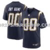 NFL18f556M01-863530 Mens Nike Navy Los Angeles Chargers Alternate Super Chargers Game Custom Jersey