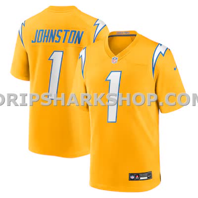 Mens Nike Quentin Johnston Gold Los Angeles Chargers Alternate Charger Power Game Player Jersey