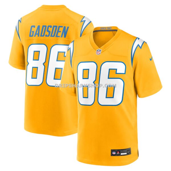 NFL18f96cG04-8cd835 Mens Nike Oronde Gadsden Gold Los Angeles Chargers Alternate Charger Power Game Jersey