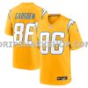 NFL18f96cM01-5094ea Mens Nike Oronde Gadsden Gold Los Angeles Chargers Alternate Charger Power Game Jersey