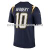 Mens Nike Justin Herbert Navy Los Angeles Chargers Alternate Super Chargers Legend Player Performance Top