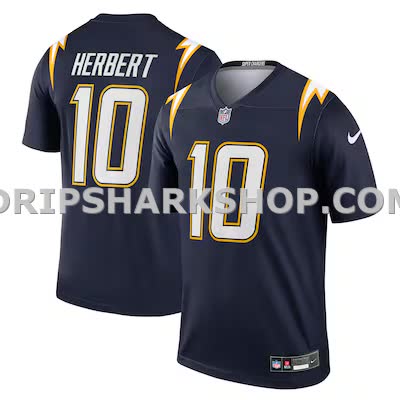 Mens Nike Justin Herbert Navy Los Angeles Chargers Alternate Super Chargers Legend Player Performance Top