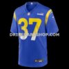 Mens Nike Quentin Lake Royal Los Angeles Rams Game Player Jersey