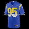 Mens Nike Poona Ford Royal Los Angeles Rams Team Game Jersey
