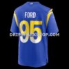 Mens Nike Poona Ford Royal Los Angeles Rams Team Game Jersey