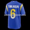 Mens Nike Trevius Hodges Tomlinson Royal Los Angeles Rams Team Game Jersey