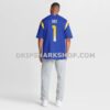 Mens Nike Number 1 Dad Royal Los Angeles Rams Game Jersey