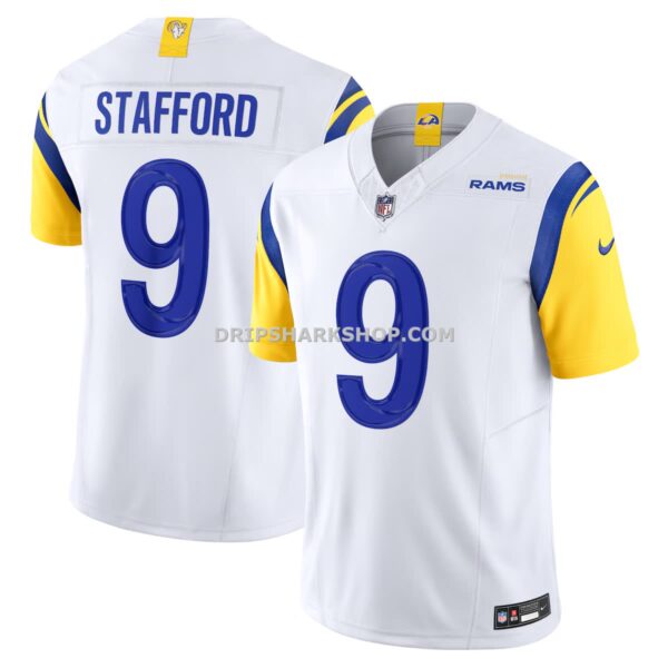 NFL192264G04-74f51d Mens Nike Matthew Stafford White Los Angeles Rams Vapor Fuse Limited Jersey