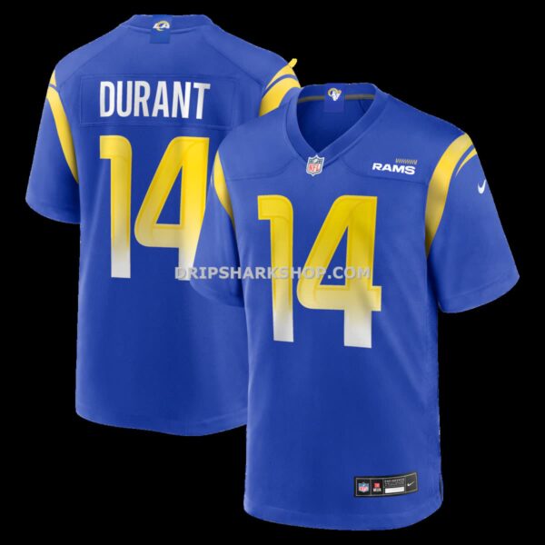 NFL192290G04-249d58 Mens Nike Cobie Durant Royal Los Angeles Rams Game Player Jersey