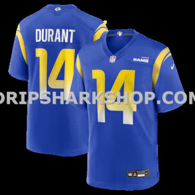 Mens Nike Cobie Durant Royal Los Angeles Rams Game Player Jersey