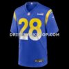 Mens Nike Marshall Faulk Royal Los Angeles Rams Game Retired Player Jersey