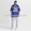 Mens Nike Marshall Faulk Royal Los Angeles Rams Game Retired Player Jersey