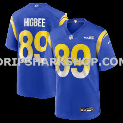 Mens Nike Tyler Higbee Royal Los Angeles Rams Game Player Jersey