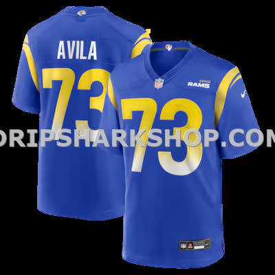Mens Nike Steve Avila Royal Los Angeles Rams Home Game Jersey
