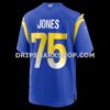 NFL195372G06-ac68b6 Mens Nike Deacon Jones Royal Los Angeles Rams Game Retired Player Jersey