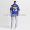 NFL195372G11-20ab4a Mens Nike Deacon Jones Royal Los Angeles Rams Game Retired Player Jersey