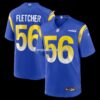 Mens Nike London Fletcher Royal Los Angeles Rams Game Retired Player Jersey