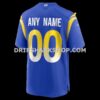 Mens Nike Royal Los Angeles Rams Custom Game Jersey