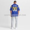 Mens Nike Royal Los Angeles Rams Custom Game Jersey