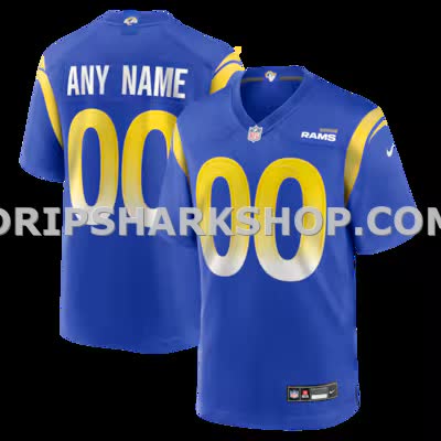 Mens Nike Royal Los Angeles Rams Custom Game Jersey