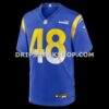 NFL196350G05-7b5207 Mens Nike Omar Speights Royal Los Angeles Rams Game Jersey