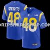 NFL196350M01-f7caf2 Mens Nike Omar Speights Royal Los Angeles Rams Game Jersey